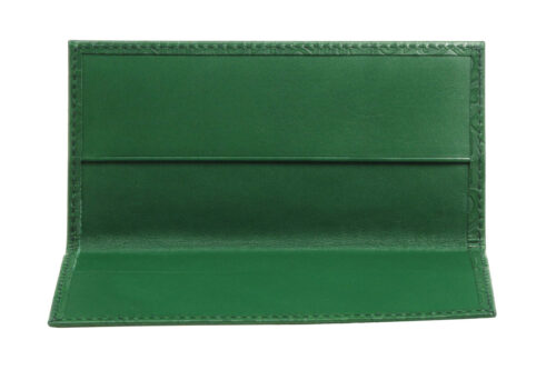 Rolex Diary / Holder in Green Leather